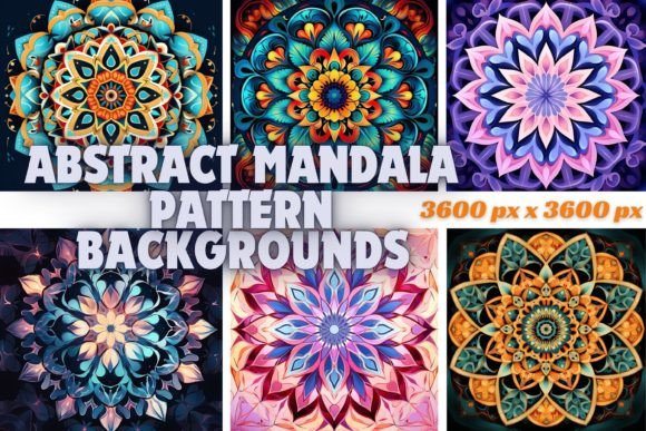 Abstract Mandala Pattern Backgrounds: A Visual Toolkit for Modern Creatives
