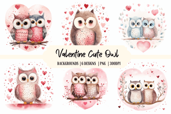 Adorable Owl Art for Your Valentine's Crafts