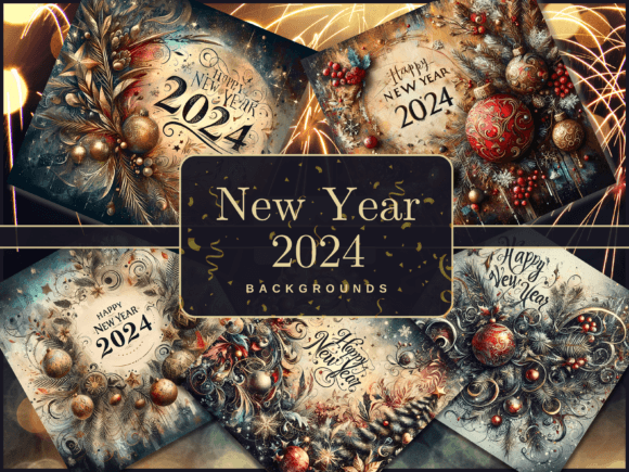 Celebrate with Happy New Year Backgrounds & Wallpapers