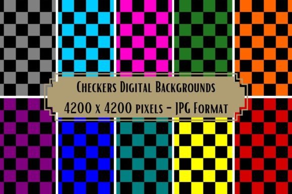 Checkers Digital Backgrounds: Pattern Power for Modern Projects