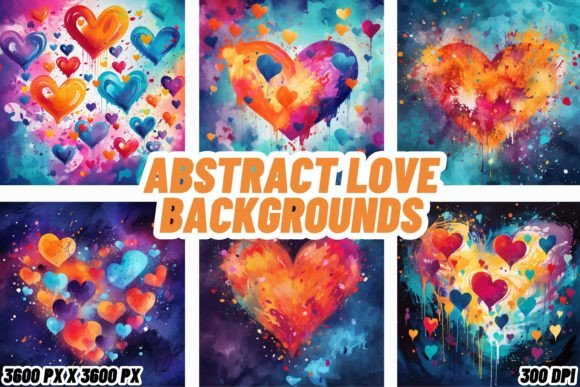 Crafting Emotive Digital Spaces with Abstract Love Backgrounds