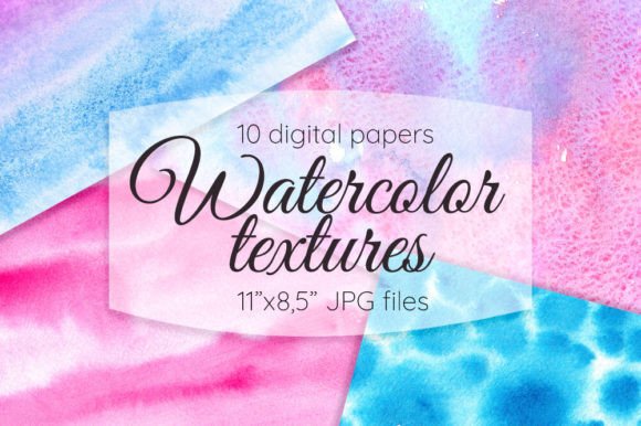 Elevate Your Projects with Blue Pink Watercolor Backgrounds