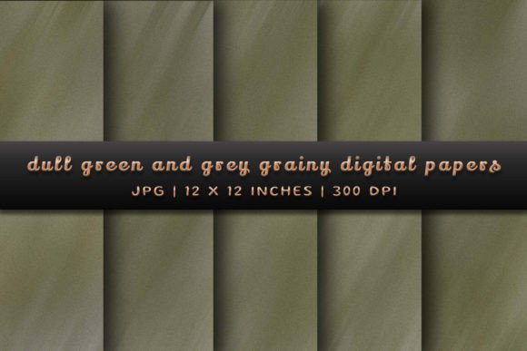 Elevate Your Projects with Dull Green and Grey Grainy Backgrounds