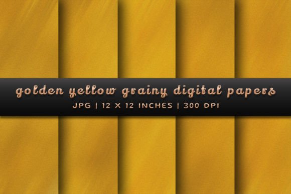 Elevate Your Projects with Luxury Golden Yellow Grainy Backgrounds