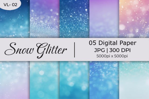 Elevate Your Visuals with Snow Bokeh Glitter Backgrounds
