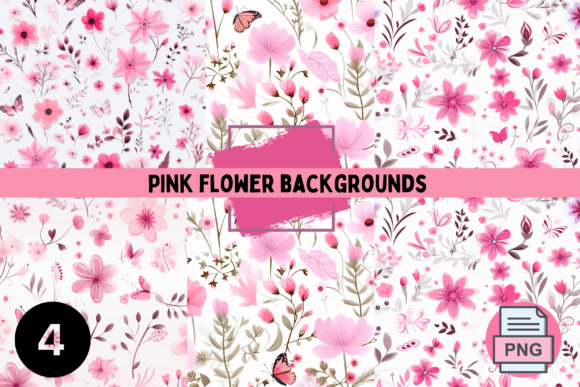 Pink Blossom Harmony: A Designer's Floral Toolkit
