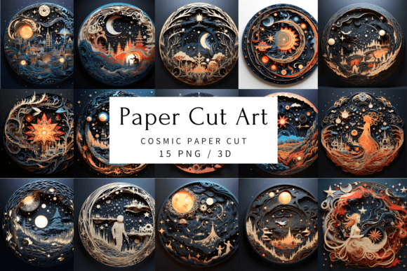 Stellar Design Starts with Cosmic Paper Cut Backgrounds