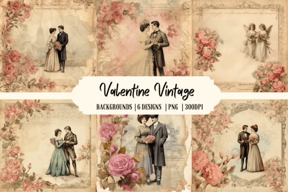 Timeless Charm: Using Valentine Vintage Backgrounds in Modern Design