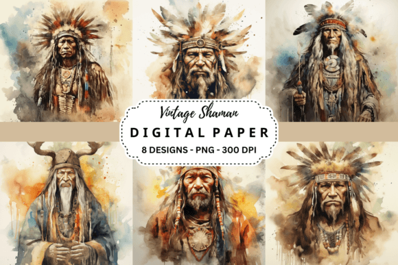 Unlocking Ancient Aesthetics with Vintage Shaman Backgrounds