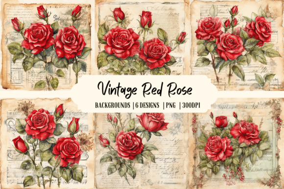 Unlocking Timeless Elegance: Vintage Red Rose Backgrounds