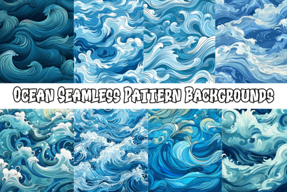 Unveiling the Tranquil Beauty of Ocean Seamless Pattern Backgrounds