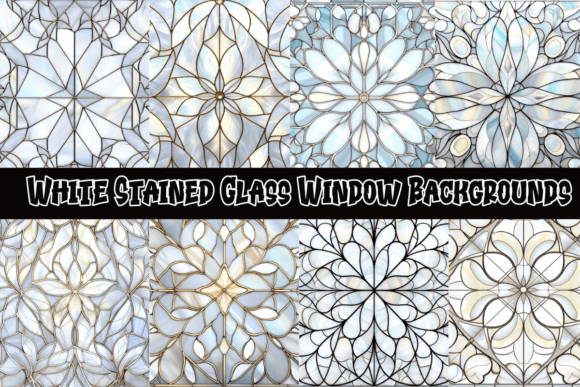 White Stained Glass Window Backgrounds: A Designer's Guide to Elegant Light